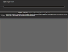 Tablet Screenshot of ibridge.com